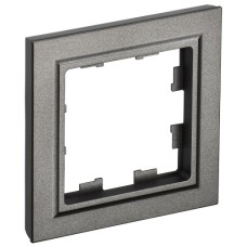 BRITE Рамка 1-местная РУ-1-БрТБ темная бронза IEK