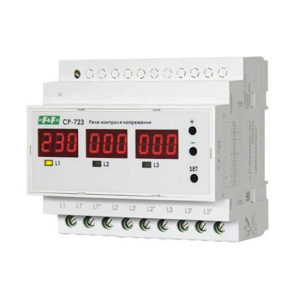 Реле напряжения CP-723 УХЛ2 Евроавтоматика F&F