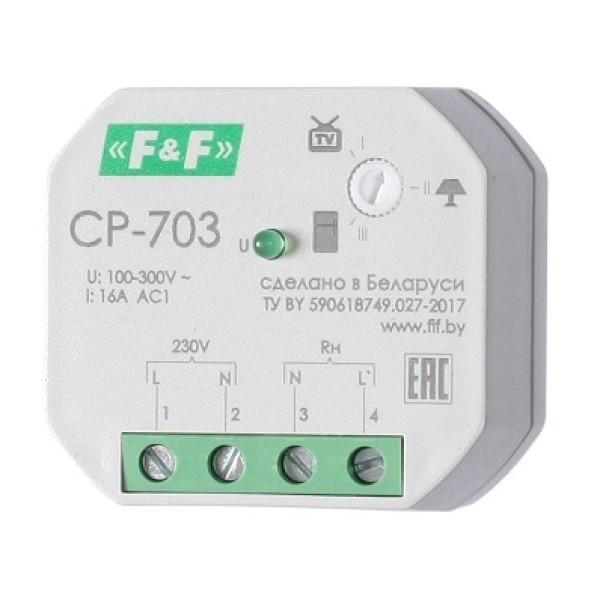Реле напряжения CP-703 Евроавтоматика F&F