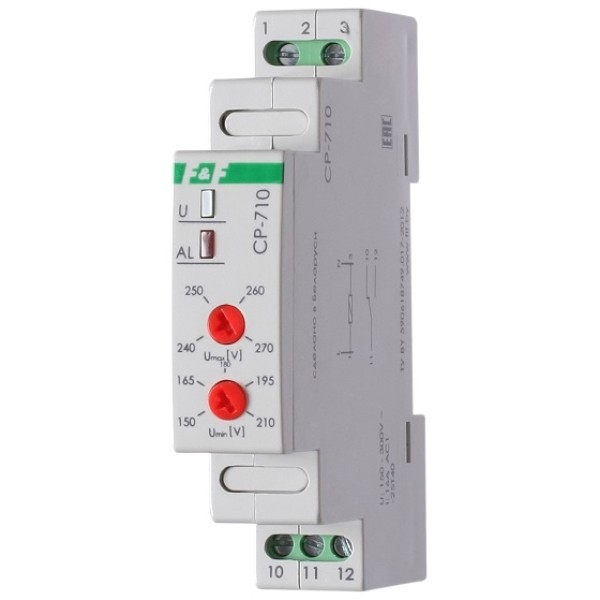 Реле напряжения CP-710 Евроавтоматика F&F
