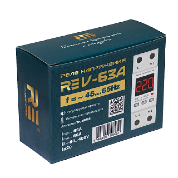 Реле напряжения RE V-63A