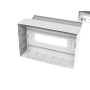 Щит навесной ELEGANT 1x12M, N/PE 2x 6x16+3x10mm2, дымчатая пласт. дверь, белый RAL9003, 198x298x96mm, IP40