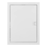 Щит встраив. MSF 2x12M, N/PE 2x 1x25+17x10mm2, мет. дверь, белый RAL9016, 478x358x94mm, IP30