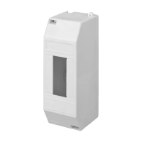 Коробка электротехническая для пломбировки MIKRO S-2, 2M, без клемм и дверцы, 125x44x58mm, IP20