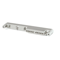 Колодка клеммная с креплением, 5х10+5х16mm2 + место для 654.0360, IP20, для щитов DOMINO на 12 и 24M