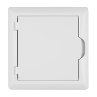 Щит навесной ECO BOX 1x6M, N/PE 2x 2x16+3x10mm2, белая пласт. дверь, белый RAL9003, 198x192x96mm, IP40
