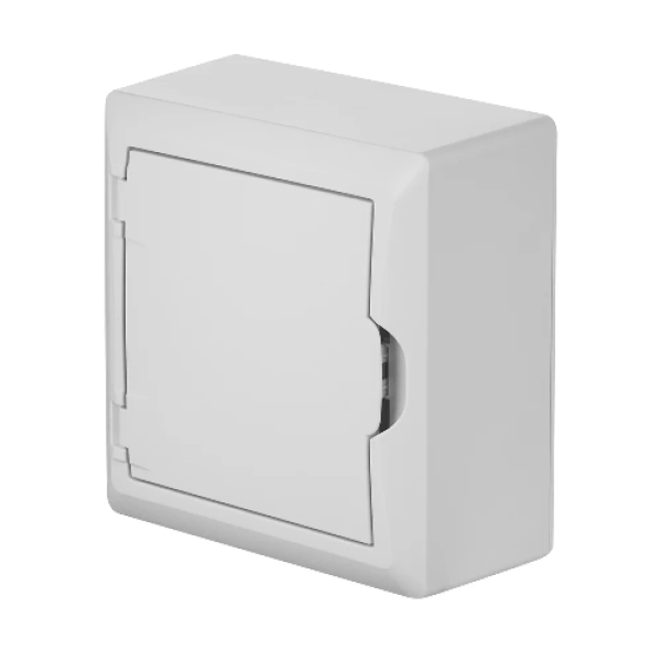 Щит навесной ECO BOX 1x6M, N/PE 2x 2x16+3x10mm2, белая пласт. дверь, белый RAL9003, 198x192x96mm, IP40