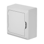 Щит навесной ECO BOX 1x6M, N/PE 2x 2x16+3x10mm2, белая пласт. дверь, белый RAL9003, 198x192x96mm, IP40