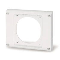 Пластрон 136x125mm с отверстием 84x106mm, с уплотнителем, IP66