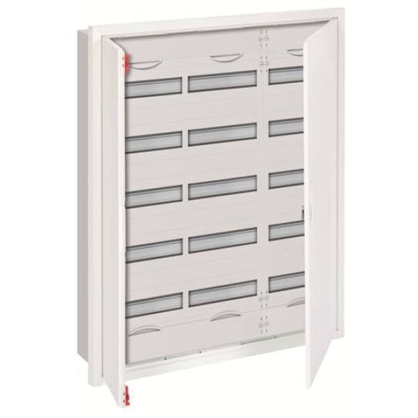 Щиток встраив. ABB U63 216M, распашная белая мет.дверь, 125A, IP31, +PE+N, ниша 984x810x120, 3х6х12M