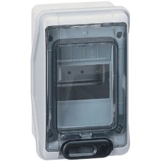 Щиток PLEXO³ 2+1M, без шин N/PE, ударопрочный полистирол, 174х93х109мм, IP65, IK09, серый