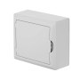 Щит навесной ECO BOX 1x8M, N/PE 2x 2x16+5x10mm2, белая пласт. дверь, белый RAL9003, 198x228x96mm, IP40