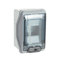 Щиток PLEXO³ 6M, N(4х16мм²) PE(4х16мм²), ударопрочный полистирол, 200х164х115,6мм, IP65, IK09, серый