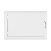 Щит навесной ECO BOX 1x12M, N/PE 2x 6x16+3x10mm2, белая пласт. дверь, белый RAL9003, 198x298x96mm, IP40