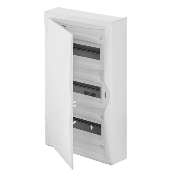 Щит навесной ECO BOX 3x12M, N/PE 4x 6x16+3x10mm2, белая пласт. дверь, белый RAL9003, 560x354x107mm, IP40
