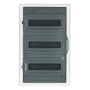 Щит навесной ECO BOX 3x12M, N/PE 4x 6x16+3x10mm2, дымчатая пласт. дверь, белый RAL9003, 560x354x107mm, IP40