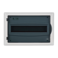 Щит встраив. ECO BOX 1x12M, N/PE 2x 2x16+7x10mm2, дымчатая пласт. дверь, белый RAL9003, 240x360x106mm, IP40