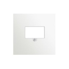 Накладка стандарта TAE для розеток USB, HDMI, аудио, матовый белый, серия DA