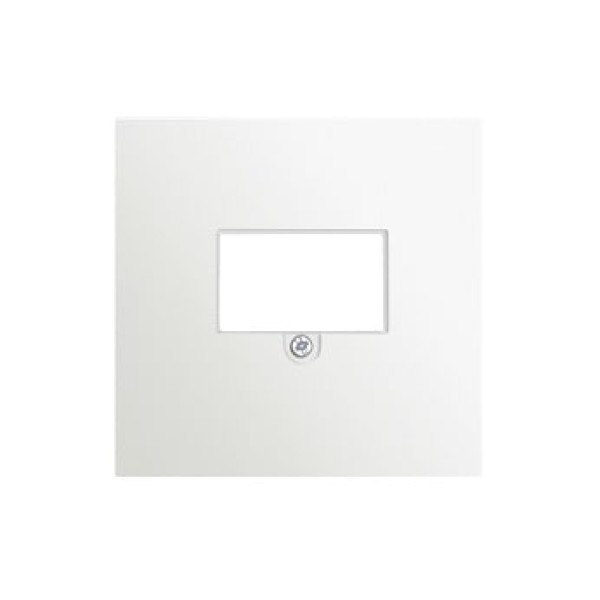 Накладка стандарта TAE для розеток USB, HDMI, аудио, матовый белый, серия DA