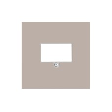 Накладка стандарта TAE для розеток USB, HDMI, аудио, матовый кашемир, серия DA