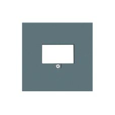Накладка стандарта TAE для розеток USB, HDMI, аудио, матовый изумруд, серия DA
