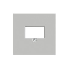 Накладка стандарта TAE для розеток USB, HDMI, аудио, матовый серый, серия DA