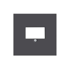 Накладка стандарта TAE для розеток USB, HDMI, аудио, черный, серия DA