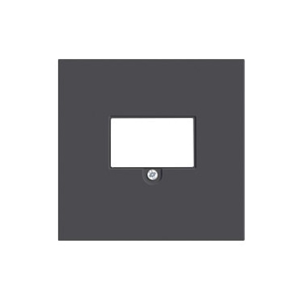 Накладка стандарта TAE для розеток USB, HDMI, аудио, черный, серия DA