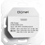 USB зарядное устройство, 3.1A. тип A:max 18W,тип С:max 32W, белый, серия DUSB
