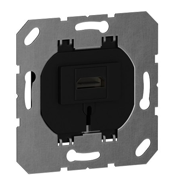 Механизм HDMI 2.0a, черный, разъем Type A 180° 4K Full HD @ 48 Hz 3D, HDR, серия STRS