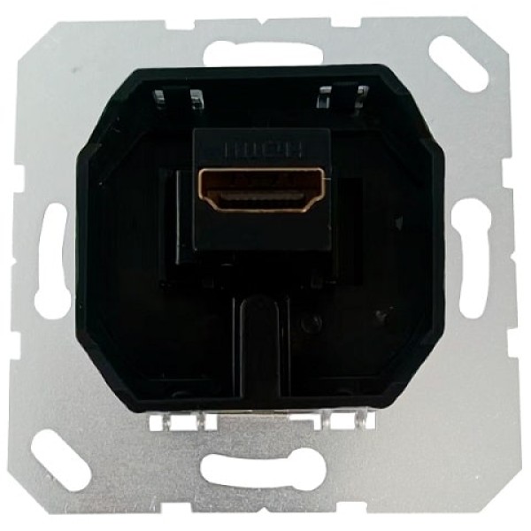 Механизм HDMI 2.0a, черный, разъем Type A 180° 4K Full HD @ 48 Hz 3D, HDR, серия STRS