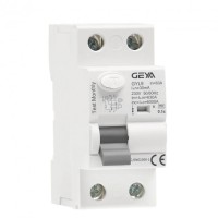 УЗО GYL9-2P-40A-30mA, 2P, 40A, 6 kA, 30mA, тип A, 2M