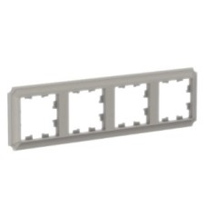 Рамка 4-ая (четверная), серия Atlas Design Antique, Schneider Electric, шампань