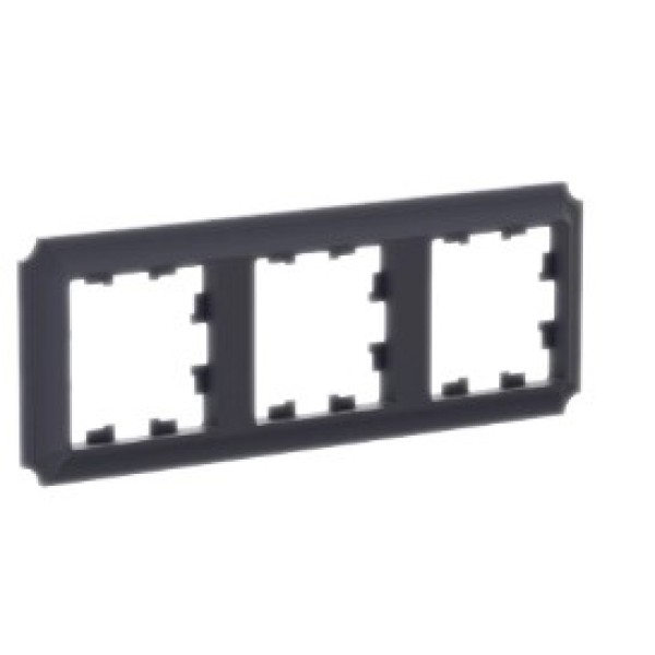 Рамка 3-ая (тройная), серия Atlas Design Antique, Schneider Electric, карбон