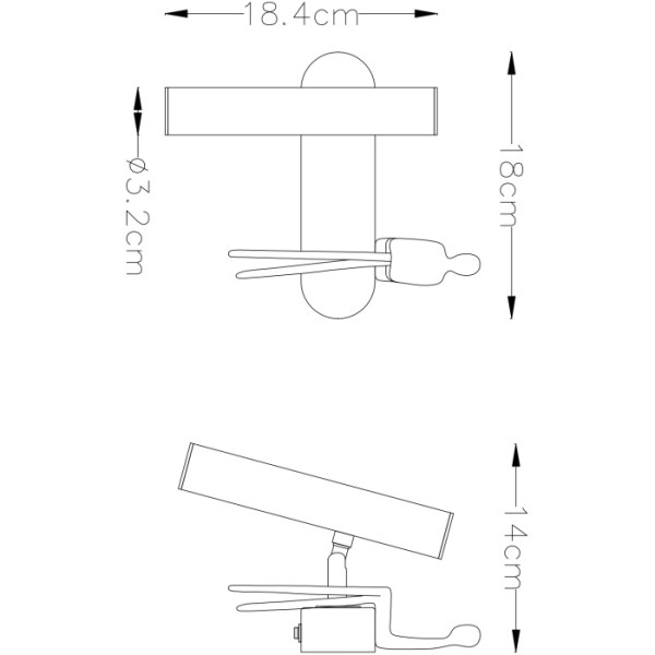 Спот Albert A2173AP-1BK