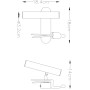 Спот Albert A2173AP-1BK