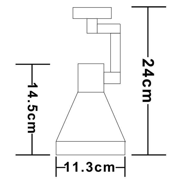 Трековый светильник Nido A5108PL-1BK