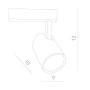 Трековый светильник Amico A1810PL-1WH