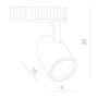 Спот Striscia A3607PL-1WH