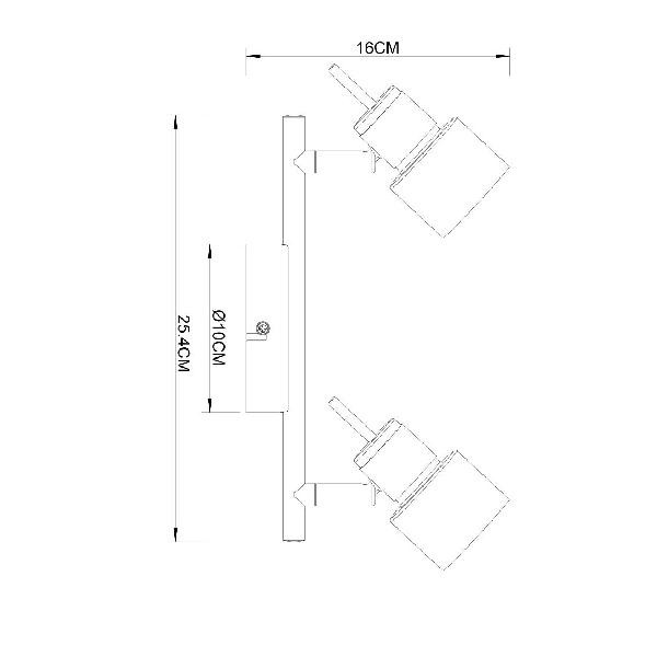 Спот Almach A1906PL-2WH