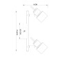 Спот Almach A1906PL-2WH