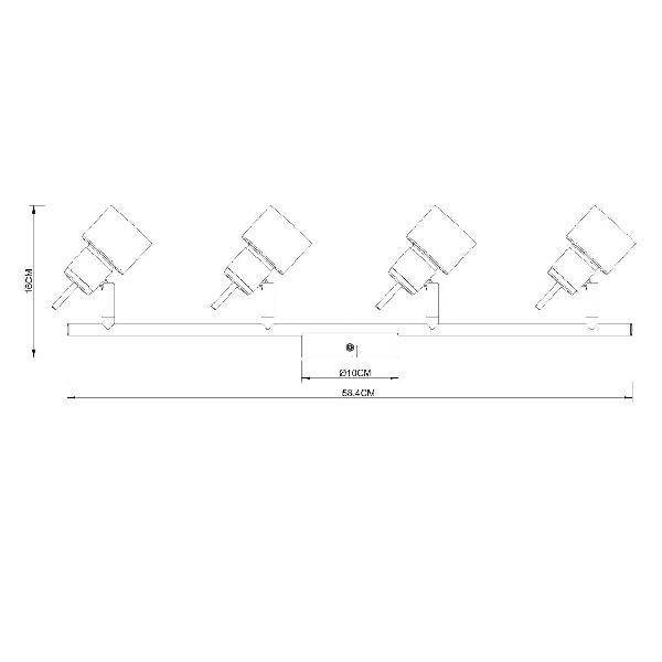 Спот Almach A1906PL-4WH