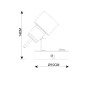Спот Almach A1906AP-1WH