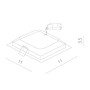 Точечный светильник Riflessione A7408PL-1WH