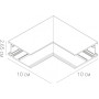 Коннектор угловой внутренний Linea-Accessories A480833
