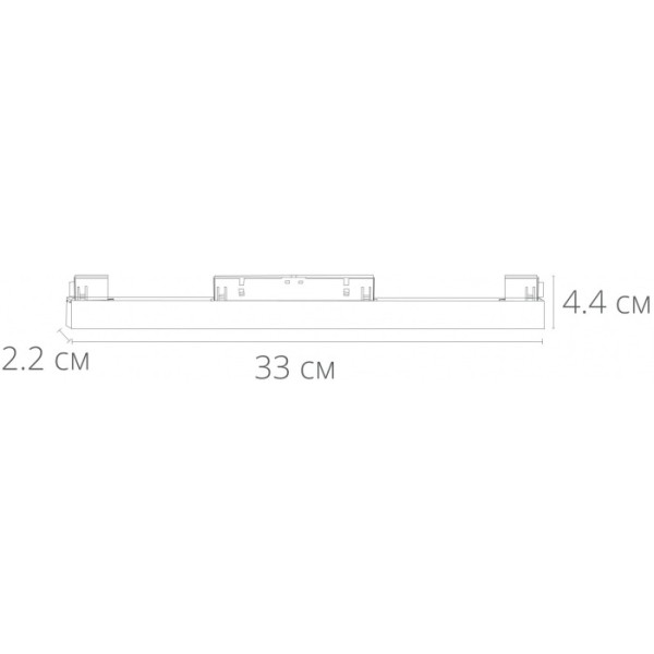 Трековый светильник Linea A4635PL-1WH