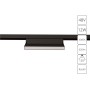Трековый светильник Linea A4669PL-1BK
