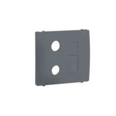 Лицевая панель Apolo 5000 для мультимедийных розеток R-TV-RJ45/R-TV-RJ45 &ndash; SC &ndash; графит