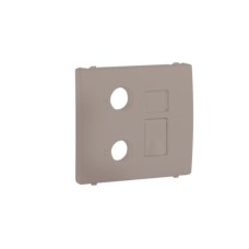 Лицевая панель Apolo 5000 для мультимедийных розеток R-TV-RJ45/R-TV-RJ45 &ndash; SC &ndash; платина