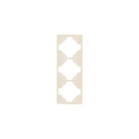 Вертикальная тройная рамка Apolo 5000 Standard &ndash; бежевая